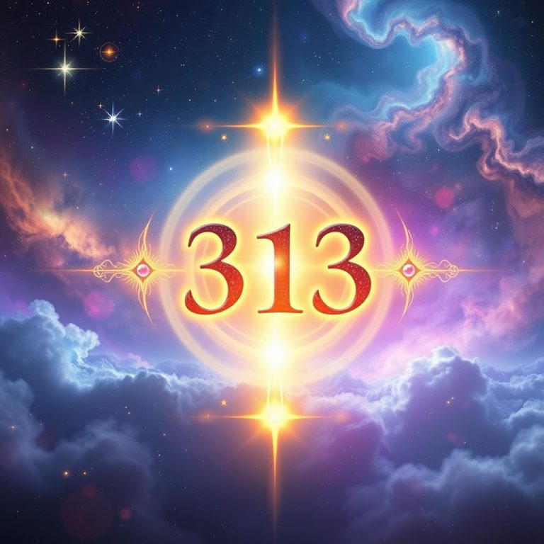 313 angel number manifestation