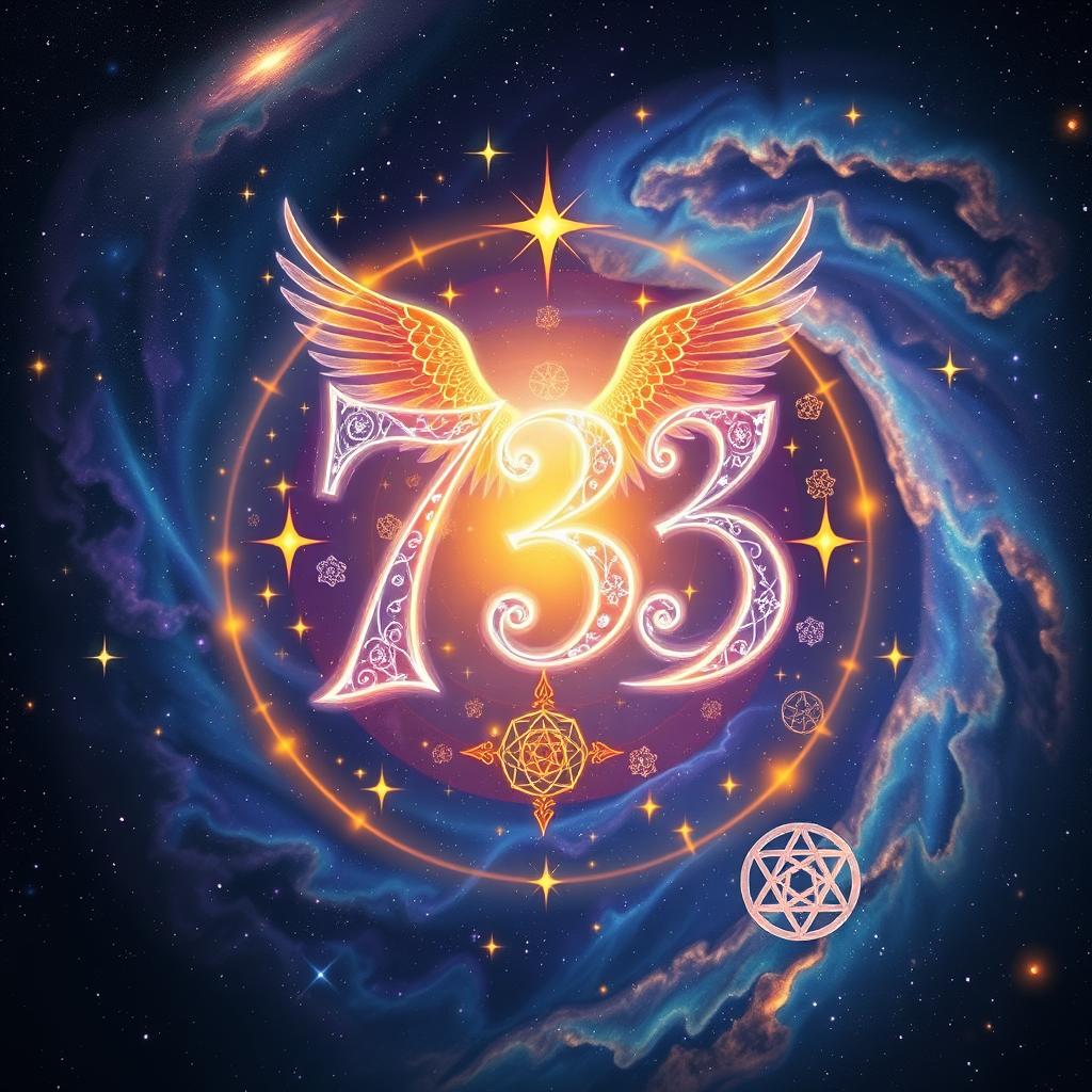 cosmic guidance in the 733 angel number